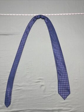 Calvin Klein Purple Check Silk Tie - Men Accessories